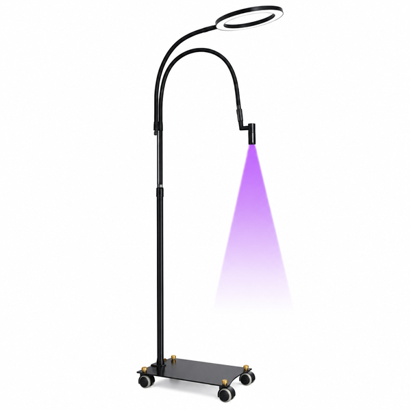 2-in-1 UV LED Lash Lamp with Ring Light